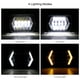 thumbnail image 4 of Luz de giro faro LED cuadrado 5 x 7 pulgadas Bling Bling faro LED para automóvil compacto y liviano, 4 of 12