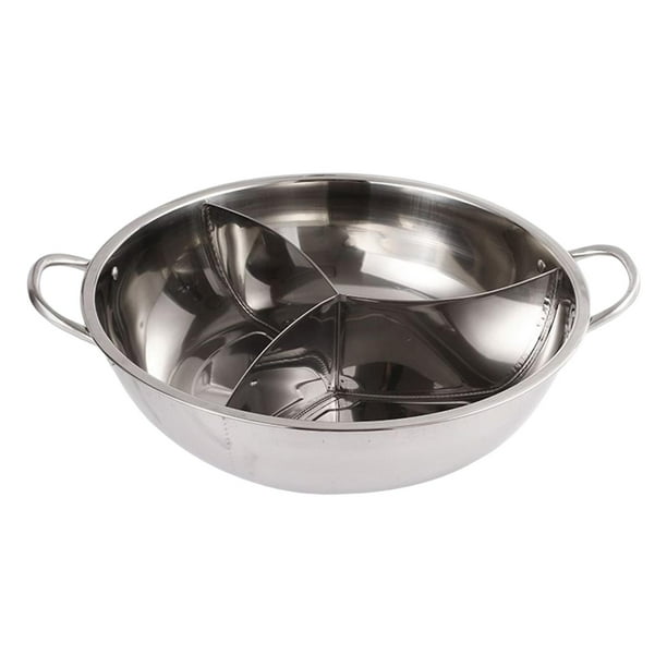 Olla de cocina de acero inoxidable con divisor Sunnimix 34cm Utensilios de cocina para sopa