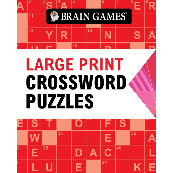 Pre-Owned Brain Games - Large Print: Crossword Puzzles (384 Pages) (Paperback) 1645588599 9781645588597