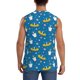thumbnail image 4 of Balery Cartoon Goose Camisetas sin mangas para hombre, absorbe la humedad y protege contra el mal olor.-Large, 4 of 7