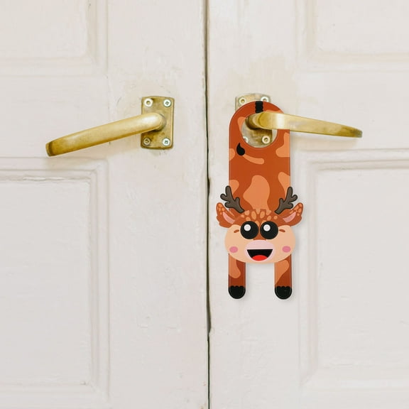 PBPBOX 2Pcs Assorted Color Made Door Signs Perfect for Door Knob Decorative Hanging