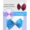 thumbnail image 4 of 10 Pcs Fuchsia Spandex Chair Sashes Bows for Wedding Reception- Universal Chair Cover Back Tie Supplies for Banquet, Party, Hotel Event Decorations, 4 of 6