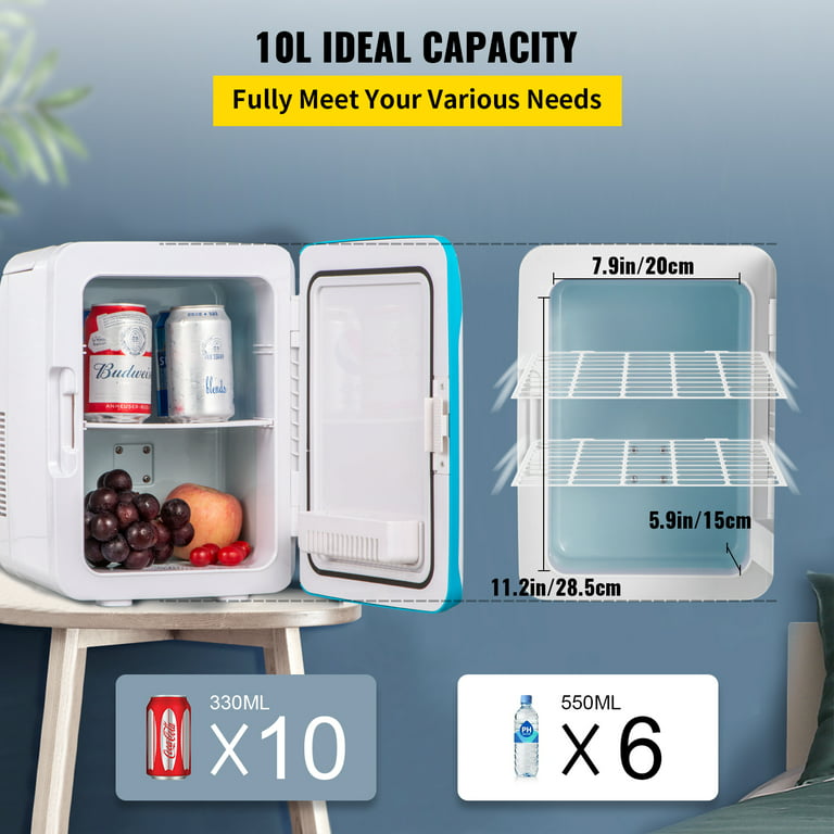 Mini Personal Refrigerator Small Dorm Refrigerator 4 Liter Cosmetic Fridge  Mini Desk Fridge Cooler And Warmer For Skin Care