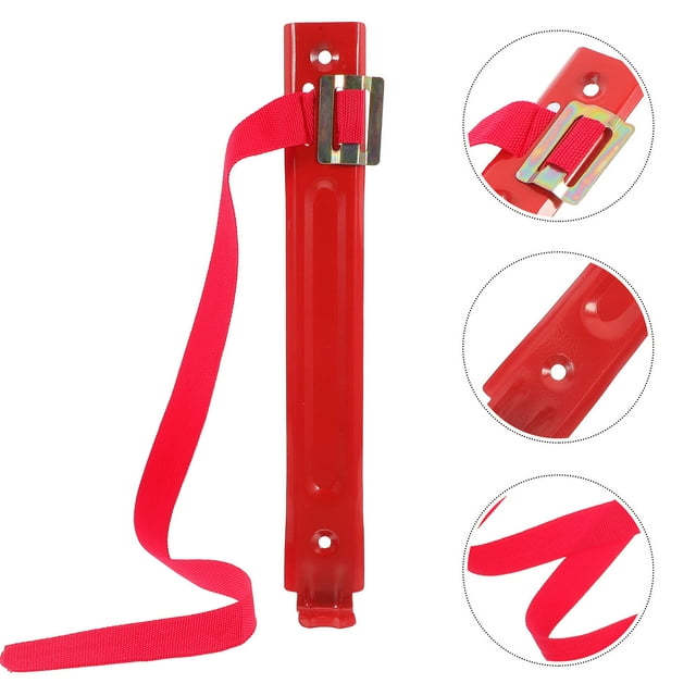 SOPOTUTU 2 Pcs Support d'Extincteur en Métal Rouge pour des Solutions de Sécurité Efficaces