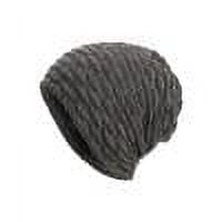 Beanie Hat for Men and Women Fall Winter Warm Print Ski Soft Cozy Knit Wool Slouchy Thick Skull Cap Hats for Gifts,Gray 2,One Size