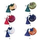 thumbnail image 4 of Sonducket Bolsita para festivales, bolsa bordada con borlas, regalo de joyería, bolsa con cordón de almacenamiento vacío, colgante para coche, Accesorios de disfraces Naranja 8*13cm, 4 of 6