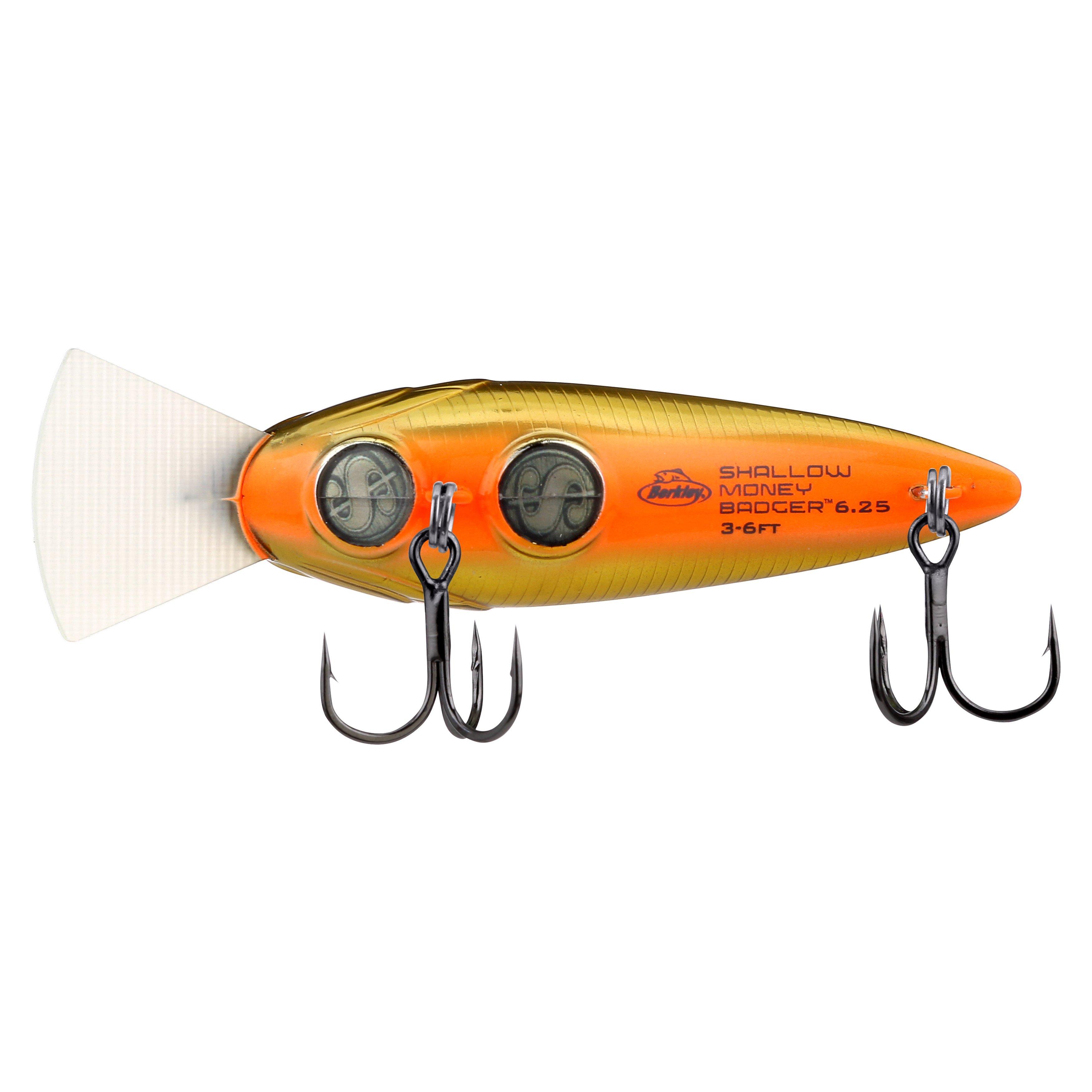 Berkley Shallow Money Badger Fishing Crankbait, 2.5 in, Hybrid Baitfish-Crayfish