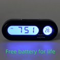 thumbnail image 1 of Reloj electrónico para coche, reloj para coche, reloj electrónico luminoso, termómetro digital LCD pegable, mini, 1 of 4