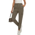 thumbnail image 7 of Enjoytime Cargo Capris Pants for Women Button High Waisted Casual Pants Hiking Travel Trousers with Pockets, 7 of 7