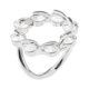 thumbnail image 5 of de lazo redondo de cristal de circón, hebilla de Clip para bufanda de gasa de seda para mujer a la moda Blanco plateado Zulema Hebilla de bufanda de cristal de Zircon, 5 of 8
