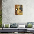 thumbnail image 2 of Vintage Guitar Bedroom Wall Art Music Pictures Guitar Inspirational Music Decor Canvas Painting Modern Decorations Framed Artwork for Bathroom Living Room Bedroom 12"x16", 2 of 6