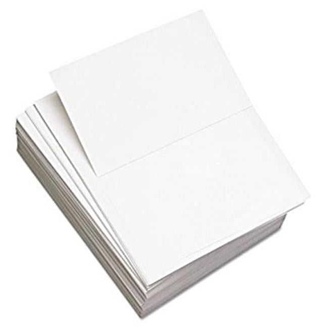  8 5 x 11 in perfed 3 66 in 24 lb custom cut sheet copy paper white 