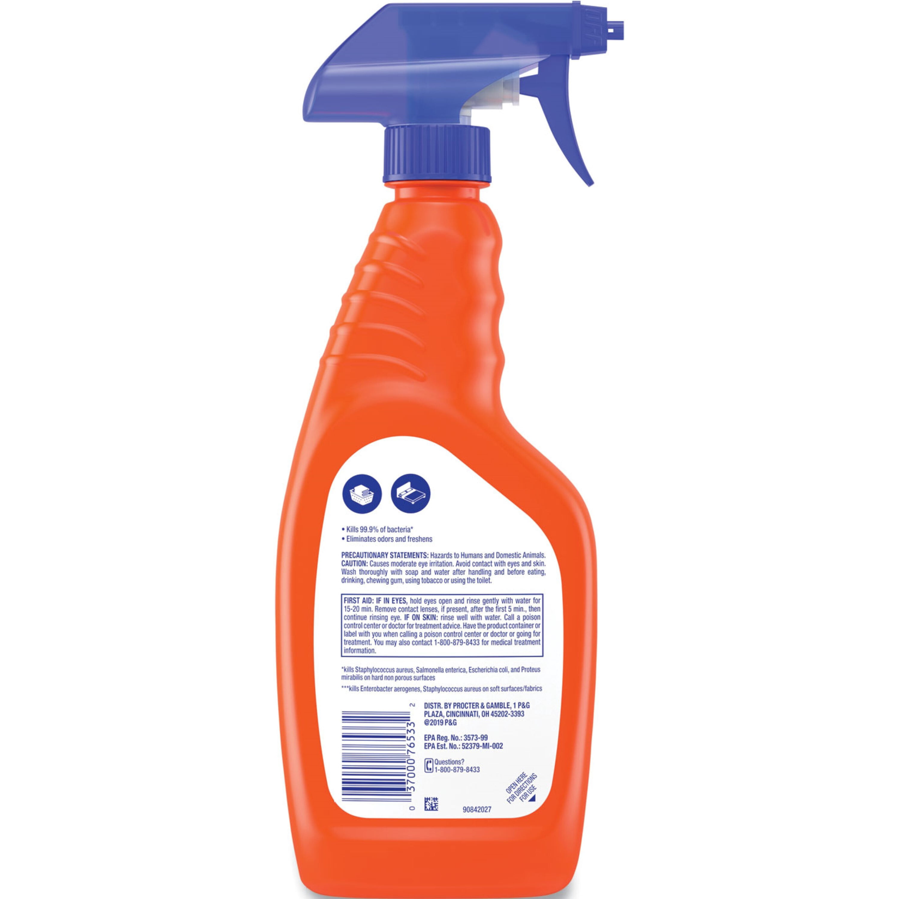 Tide Original Scent Fabric Spray 22 oz (Pack of 2)