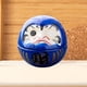 thumbnail image 5 of Figura de cerámica Daruma, escultura en miniatura, arte de mesa para celebración de deseos de la suerte Azul, 5 of 9