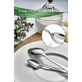 thumbnail image 5 of 40 Piece Silverware Set for 8, Stainless Steel Flatware Set, Cutlery Sets with Mirror Finish, Dishwasher Safe, Modern Kitchen Forks, Spoons, Knives, Eating Utensil Sets, 5 of 6
