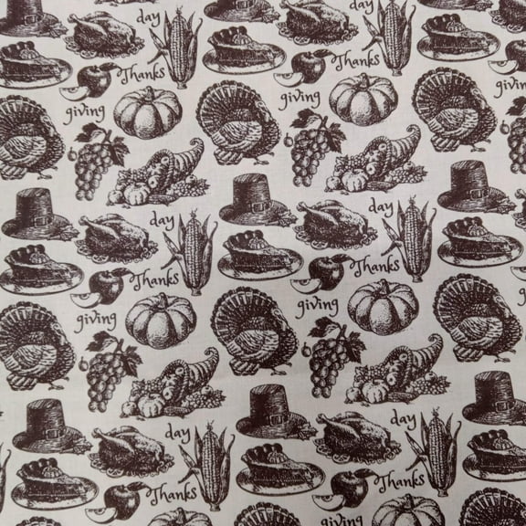 Thanksgiving Cotton Fabric