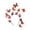 Red, variant on Butterfly Fascinator Headbands for Women Feather Wedding Crown Tea Party Halloween Hair Wreath Boho Fashion Headband 1 PC Green one size