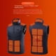 thumbnail image 3 of Chaleco calefactor inteligente con cuello en V para hombre, chaleco calefactor eléctrico de carga, nuevo, de invierno, 3 of 5