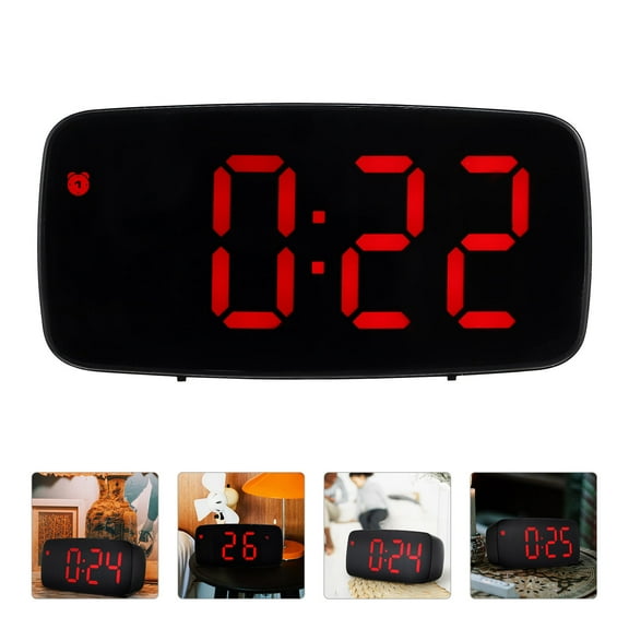 Raindrops  Digital Alarm Clock Clocks Desktop Table Battery Operated Child