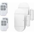 thumbnail image 1 of eMylo Wireless Siren Magnetic Sensor 130dB Door Alarm Sensor Self-adhesive Window Alarm 3 Alarm Tones with Remote Control for Home Security (2 Pack), 1 of 5