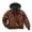 Camel, variant on KVE Boy's Faux Leather Jacket Windproof Fleece Lined Warm Winter Coat Kids Bomber Outerwear PU Motorcycle Hooded Jacket Camel 8