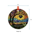thumbnail image 5 of Custom Name Memorial Glass Suncatcher  Ornament Sunset Panel with Heart and Look for Me in the Sunshine Quote for Window Display, 2025, Holiday 2025, Festive Home Accent,, 5 of 5