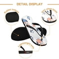 thumbnail image 3 of Unisex Comfort Flip Flops Summer Thong Sandals Non Slip Soles Flip Flop for Beach, Pool, and Daily Wear Carton Owls XS, 3 of 8
