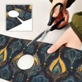 thumbnail image 6 of Yayeee Faucet Mat for Kitchen Sink 14.7" Diatomite Long Splash Guard Pad, Navy Blue Art Pattern, 2 Pack, 6 of 7