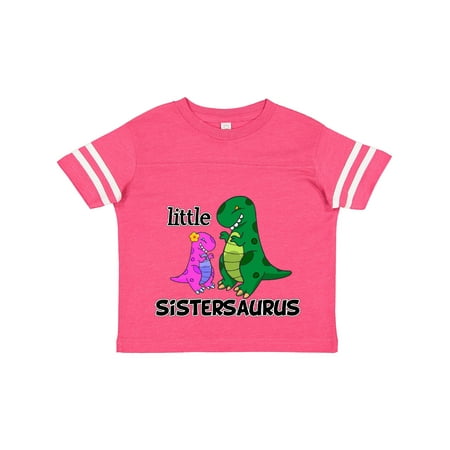 

Inktastic Little Sistersaurus Gift Toddler Toddler Girl T-Shirt