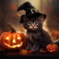 thumbnail image 1 of 5D DIY Con Taladro Arte Calabaza Halloween 30x30cm, 1 of 9