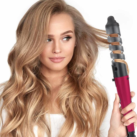Betivan Beauty Upgraded Cordless Automatic Curling Iron,Ceramic Auto Hair Curler ,Portable USB Rechargeable Curling Iron Wand,Detangle & Scald-Free,Fast Heating for Hair Styling