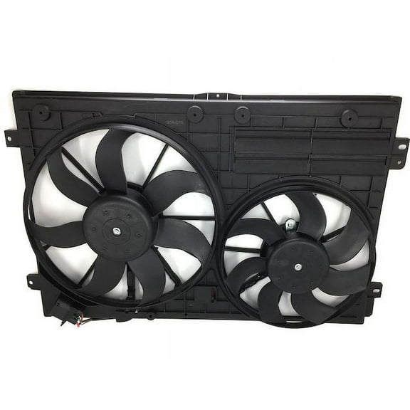 Radiator Fan Assembly - Compatible with 2012 - 2013 Volkswagen Beetle