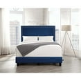 thumbnail image 3 of Picket House Furnishings Emery Upholstered Queen Platform Bed, Blue, 3 of 7