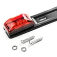 thumbnail image 2 of Krator Lumière de Marquage Rouge en Liquidation 3 Lumières 9 LED Remorque Scellée en Acier Inoxydable pour Remorques Camions Bateaux, 2 of 5