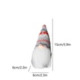 thumbnail image 3 of mfyjkho Muñeca de punto sin rostro, tela no tejida, gris, adorno para árbol de Navidad, 1 pieza, 3 of 6