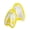 yellow and white-child, variant on Professional Swim Training Hand Paddles Swimming Webbed Golves Hands Flippers With Adjustable Silicone Strap