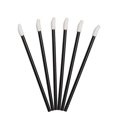 thumbnail image 2 of " 100 Pcs Disposable Lip Brushes Makeup Brushes Lipstick Applicators(Black)", 2 of 5