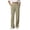 Khaki Pants, variant on Htigea Women's Dress Pants Pleated Front Straight Leg Work Pants Solid Color High Waisted Business Office Trousers with Pockets Khaki S