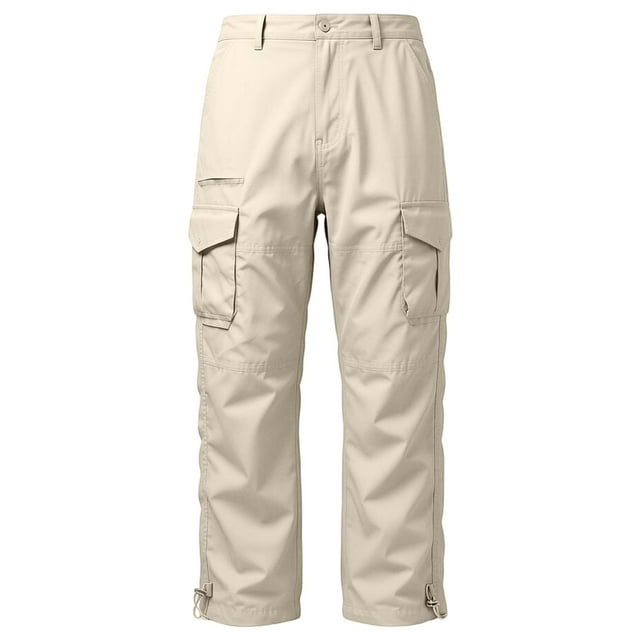 Pantalon d'Extérieur Robuste pour Hommes avec Multiples Poches et Design Utilitaire Décontracté Quotidien Coupe Décontractée Taille Mi-Haute Entrejambe Long Pantalon Cargo Durable pour Toutes les Saisons