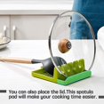 thumbnail image 3 of 2pcs Kitchen Utensil Rest Spoon Rest Pad Silicone Utensil Rest Drip Pad, 3 of 3