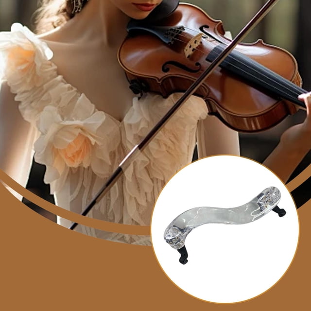 BELOVING 1/2 3/4 Violin Shoulder Rest Comfort for Beginners Professionals Easy to Use black