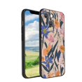 thumbnail image 1 of Compatible with iPhone 13 Phone Case, Japanese-Vintage-Floral-Bohor-1 Case Silicone Protective for Teen Girl Boy Case for iPhone 13, 1 of 1