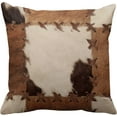 thumbnail image 3 of Throw Pillow Covers, Retro Brown Rustic Cowhide Print Home Decor Set of 4 Pillow Cases, 18 X 18 inches Sofa Cushion Couch Sofa Pillowcases Decorative, 3 of 6