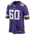 thumbnail image 2 of Men's Nike Marcellus Johnson  Purple Minnesota Vikings Team Game Jersey, 2 of 6