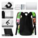 thumbnail image 5 of Charlie y los Números-theme Backpack, Campus style schoolbag Bookbag with Adjustable Shoulder Straps And Large Zip Compartment, Unisex Travel Bags.42x30x15cm, 5 of 6