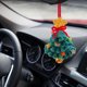 thumbnail image 4 of Puntoco Adorno colgante para espejo retrovisor de coche, árbol de Navidad tejido a mano Liquidación de adornos de decoración interior y exterior en Navidad, 4 of 6