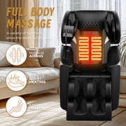 Xlluproid Zero Gravity Massage Chair,Recliner with Full Body Air Pressure, Heat Therapy,Foot Massage,Multiple Auto Modes - Perfect for Relaxation and Stress Relief,Black