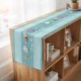 thumbnail image 6 of Table Runners 108 Inches Long Dress Scarves, Teal Summer Coastal Farmhouse Coffee/Dining/Kitchen Table Runner for Living Room, Modern Ocean Waves Starfish Shell 13x108 Inch, 6 of 9
