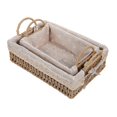 thumbnail image 1 of Desktop Woven Storage Basket For Home Supplies Charming Khaki Color Perfect For Bedroom And Shop 2Set, 1 of 4