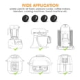 thumbnail image 7 of Deally Black Appliance Slider, 32 Pcs Self Adhesive Appliances Sliders Countertop Caster Wheels, Kitchen Essentials Organization Suitable for Air Fryers, Pressure Cookers, Coffee Makers, 7 of 7